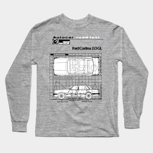 FORD CORTINA - road test data Long Sleeve T-Shirt